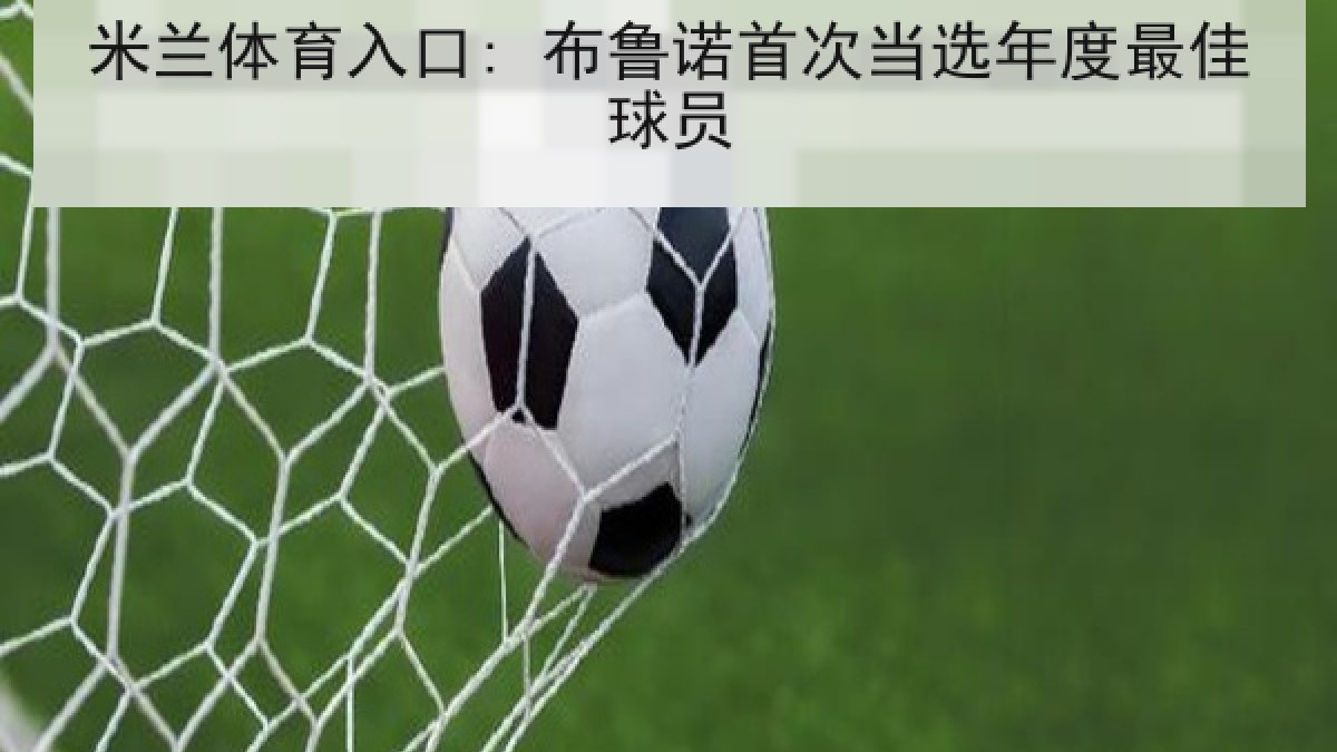 米兰体育入口: 布鲁诺首次当选年度最佳球员 米兰体育入口: 布鲁诺首次当选年度最佳球员